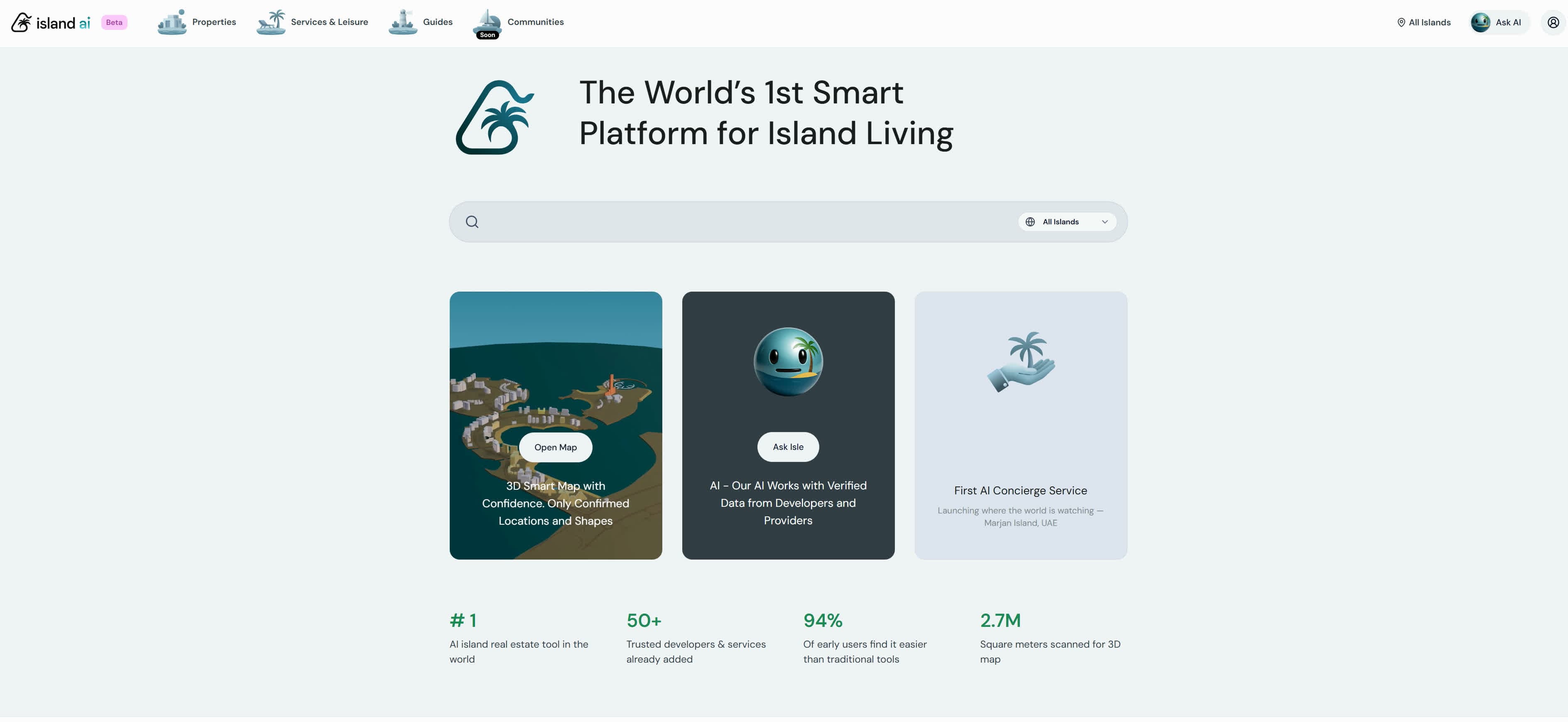 IslandInvest – AI Real Estate & Island Life Portal